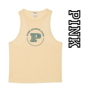 Victoria's Secret Pink - COTTON CROPPED RACERBACK TANK TOP